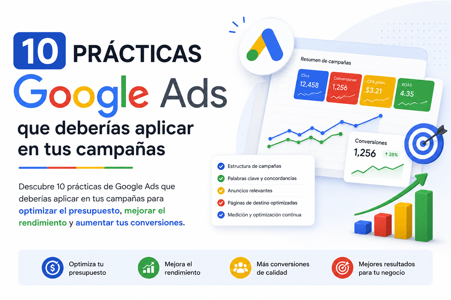 10 prácticas de Google Ads que deberías aplicar en tus campañas